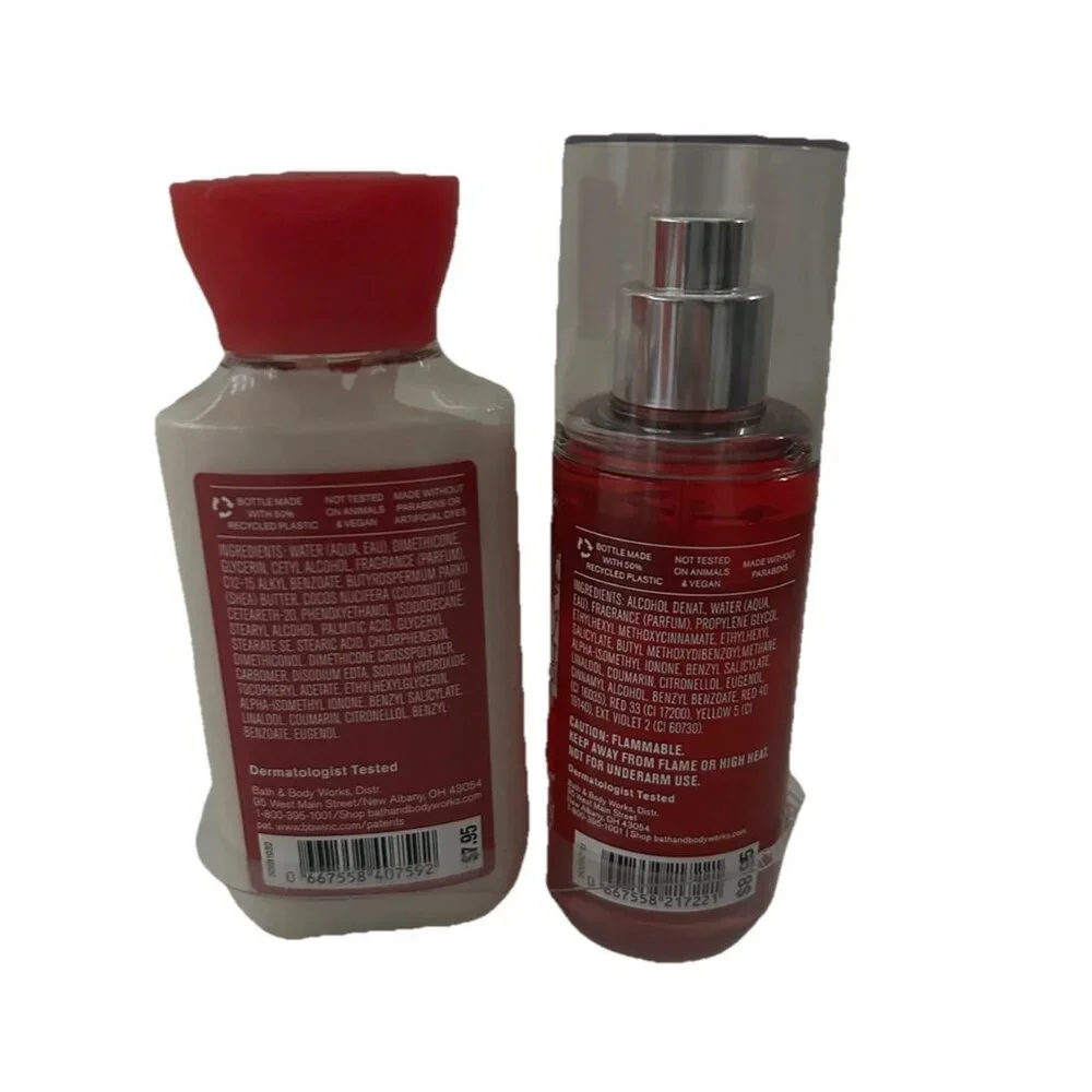Bath & Body Works Christmas Mini Gift Set~Japanese Cherry Blossom~Lotion, Mist..